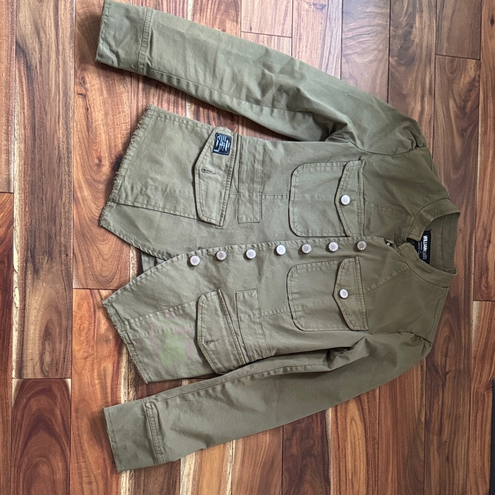 William Rast Olive Utility Jacket - image 1